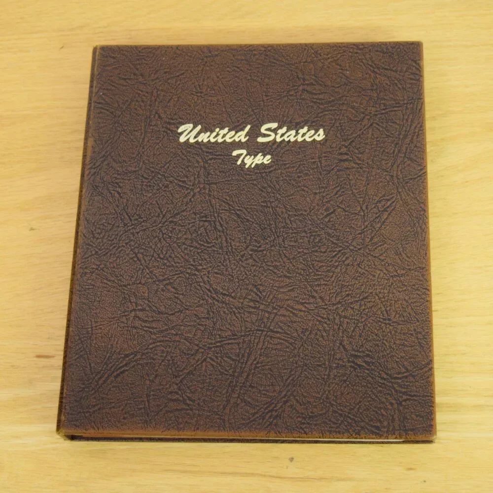 U.S. Major Type Coin Album #7070 - No Coins - 4 Pages Dansco World Coin Library